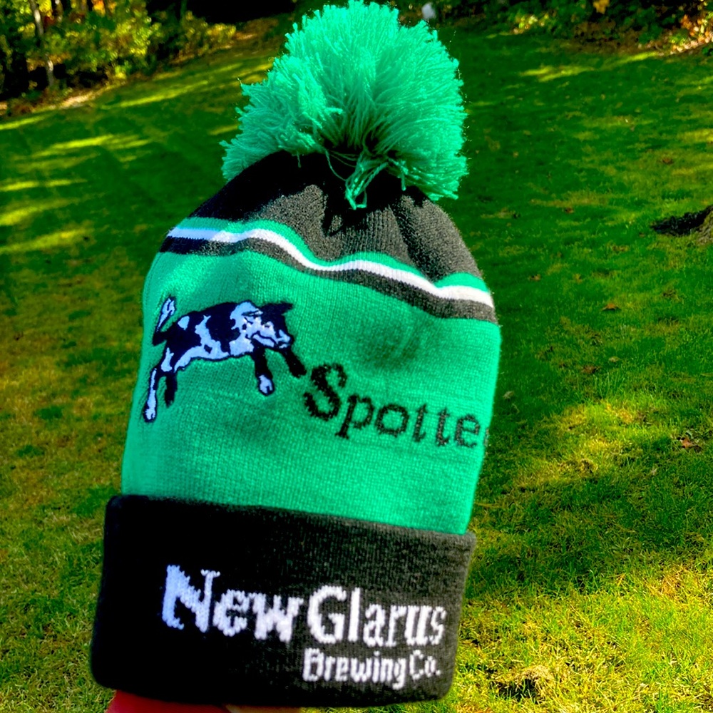 New Glarus Brewing Co. Spotted Cow stocking hat